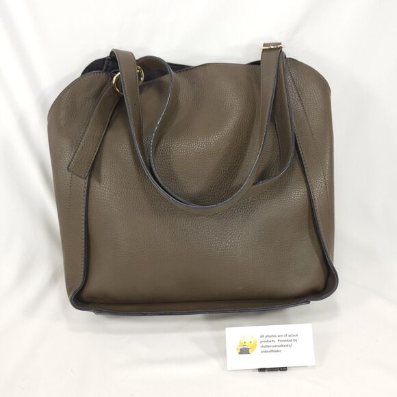 Sondra Roberts Squared Purse Handbag Brown - Picture 2 of 8